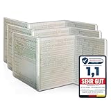 Fahrzeugschein Hülle Schutzhülle - [ 3 Stück ] für KFZ Schein - Hülle 3-TLG passgenau, glasklar, dokumentenecht & faltbar - Zulassungsschein Hülle transparent - Mappe Etui aus PVC - L&P A250-3