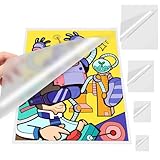 Heißlaminierfolien 80mic für A3 A4 A5 A6, Laminierfolien in Premium-Qualität im 50 Stück, Glänzend, Transparent, Vereinfachtes Einlegen Durch