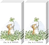 2x 10 Taschentücher Glück für alle | Glücksbringer | Geschenk