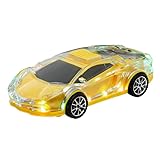 Diyeeni Auto -Replik -Bluetooth -Lautsprecher, Tragbarer Automodell -Mobilfunklautsprecher mit LED -Leuchten, 52 Mm*2 Stero -Lautsprecher, mit USB, SD, BT -Input für Büro, Zuhause,