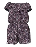 Name It Mädchen Nkfvinaya Ss Playsuit Fffff Noos, Navy Blazer, 158