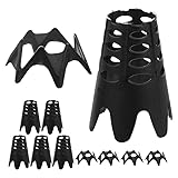 Kisangel 10St Golf-Tee Golfballhalter Golf Simulator Zubehör Golfballständer Golftrainingszubehör Golf-Range-Tees professionelles Golfzubehör Golfsimulator-T-Shirts Polypropylen Black