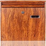 VDLLQYN, E-Mail - Europäischer Briefkasten im Freien, Villa, regendicht, for Zuhause, Briefkasten, Wand, kreativer Wandbehang, großer Retro-Briefkasten, Briefkasten ，Briefkästen