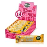 Naturata Bio Caramel & Salt Schoko-Riegel 24 x 33g | 100% Fairtrade & Bio-Qualität | Hergestellt in der Schweiz | Schoko-Riegel im Vorratspack