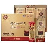 Pocheon Korean Red Ginseng Extract, 30% Ginseng Extract, Single Serving Packs - 30 Sticks (10ml x 30), Natural Immune Support, Available as Tea