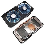 ZCDYGHU FDC10H12S9-C 4PIN RX590 GPU-Kühlkörper für XFX HIS RX 590 IceQ X² OC 8 GB Grafikkarten-Kühlerlüfter
