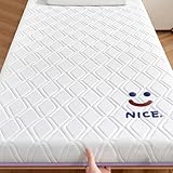 White(7cm),120*200cm(FULL),LDLCYCN Latex Memory Schaum Futon Matratze Topper Dicke 5Cm/9Cm Japanische Bodenmattratze Topper Quilted Bett Matratze Topper Roll Up Bett Topper Campingmatte Schlafmatratze