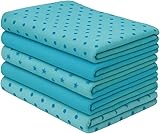 Homeable Baby Mullwindeln – 5er Pack 70x70 cm aus 100% Baumwolle – Oeko-TEX Zertifiziert, Weich, Atmungsaktiv, Saugfähig – Aquamarine – Ideal für Neugeborene, Spucktücher & Wickelunterlagen