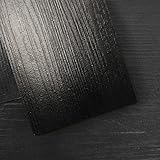 Art3d PVC-Bodenbelag Selbstklebende Bodenfliese Fliesen DIY Vinyl Holzdielen Wasserdichter Dielenboden Holzoptik Gewaschen Starre Oberfläche Harter Kern 36 Stück Schwarz 5 m²