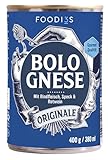 3FOODIES Bolognese Originale | Nudelsauce nach DER Rezeptur aus Bologna | Mit Rinderhack & Rotwein
