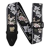 Ernie Ball Jacquard-Gitarrengurt - White Blossom