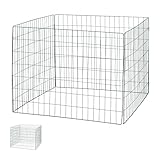 Relaxdays Komposter Metall, 2er Set, Biokomposter Garten, HBT: 70 x 90 x 90 cm, 560 Liter, Drahtkomposter Stahl, grün