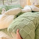 MTHGH Bettdecke Winterdecke,Winter Steppdecke Dicker Lamm-Kaschmir, Decke, Flauschige Kaschmir-Steppdecken, Winterwarm, Plüsch Winterdecke(04,180 * 220cm/3kg)