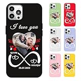 Personalisierte Handyhülle mit individuellem Foto – für iPhone 17, 16, 15, 14, 13, 12, 11 Pro Max Plus, Geschenk für Sie, Ihn, Familie, Freunde, Weihnachten, Valentinstag, Geburtstag, mehrfarbig