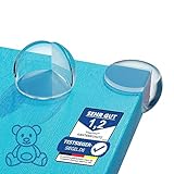 SilverRack® Eckenschutz und Kantenschutz Baby Transparent [20 Stück] - Möbel Eckenschutz als Perfekter Stoßschutz für Baby und Kinder - Kindersicherung Möbel Ecken als Baby Schutz