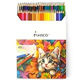 48 Farben Buntstifte für Erwachsene, Kinder Buntstifte– Vorgespitzt & Bruchsicher, Premium Farbstifte zum Zeichnen, Malen & Kunst, Farbstifte Set,Holzstifte für Malbücher, Schule, Künstlerbedarf