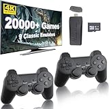 EleBikk Retro Spielekonsole, Retro Gaming Stick, Retro Konsole Spielkonsole Videospielkonsole M8 64G 4K HDMI-Ausgang, 20000+ Spiele, 2.4G Wireless Game Controller, TV Videospielmaschine Spielzeug
