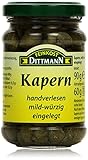 Feinkost Dittmann Kapern in Salz-Essiglake, 90 g