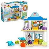 LEGO DUPLO Town Erster Arztbesuch, Bauspielzeug, Spielset zur Förderung der Feinmotorik, Geschenk für Kleinkinder ab 2 Jahren, Lernspielzeug, Rollenspiele im Krankenhaus 10449
