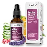 Casida® Intimpflege Öl Repair & Protect - aus 100% naturreinen Ölen - Pflege bei Scheidentrockenheit, Juckreiz, Inkontinenz und Vaginalgeruch - 50 ml