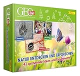 Franzis 67142 - GEOlino Natur entdecken und erforschen - Experimentierkasten mit 42 spannenden Ideen und Experimenten für Kinder ab 8 Jahren, inkl. 60-seitigem Handbuch mit Anleitungen und Zubehör