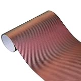 Kohlefaser Auto Folie,Auto Vinylfolie Selbstklebende Fahrzeug Lackschutzfolie Farbwechselfolie Auto Chamäleon Schutzfolie Wrapping DIY Klebefolie Autoaufkleber für Motorrad Fahrrad,50*152cm,Lila Rot