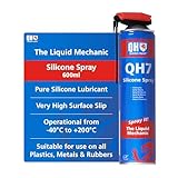 Quinton Hazell QH7 Silikonspray – Reines Hochgleitfähiges Universalschmiermittel mit Hydrophoben Eigenschaften – 600 ml