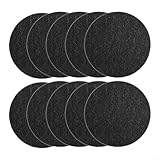 Jonikuper Aktivkohlefilter für Kompostbehälter, runder Bügelfilter 17 cm, 8 Stück mit Schneidschablone, passend für Küchenkomposteimer 14–17 cm, nicht waschbar, (rund:165 x 65 x 10 mm)