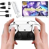 HigoYXP Retro Konsole, Retro Spielekonsole, Retro Videospielkonsole 20000+ Spiele mit Dual Wireless Controllern, 23 Emulatoren, HDMI 4K, 64GB, Plug & Play Retro Konsole für TV