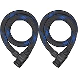 ABUS Panzerkabelschloss Ivera Steel-O-Flex 7200/110 (ohne Halter) - ABUS-Sicherheitslevel 7-110 cm & Panzerkabelschloss Ivera Steel-O-Flex 7200/85 (ohne Halter) - ABUS-Sicherheitslevel 7-85 cm