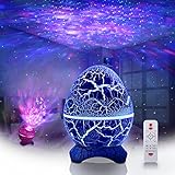 Moonfrow LED Sternenhimmel Projektor, Galaxy Projektorlicht, Nachtlicht projektor mit beruhigenden Aurora-Effekten, weißes Rauschen für den Schlaf, Himmelsprojektor mit Fernbedienung zur Dekoration
