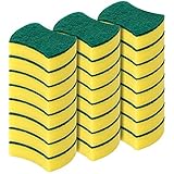 MAVGV Putzschwamm Spülschwamm Küchenschwamm Zweiseitig Reinigungsschwamm Fleckenentferner Scheuerschwamm, 24 Stück, Größe: 11 x 7 x 3cm