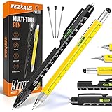 KEZKALS Geschenke für Männer, Ostergeschenke Männer Erwachsene, 2pack-9 IN 1 Kugelschreiber, Männergeschenke, Vatertag Geschenk, Geburtstagsgeschenk Gadgets für Männer, Vatertagsgeschenk für Papa