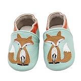 Krabbelschuhe Lauflernschuhe Baby Kinder Mädchen Jungen Hausschuhe Baby Schuhe Babyschuhe Weicher Kugelsicherer Leder Lederschuhe Kleinkind 0-6 Monate 6-12 Monate 12-18 Monate 18-24 Monate