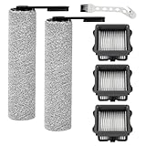 6 Stück Zubehörset für Tineco iFloor 5/Floor One S5，Nass und Trockensauger Ersatzteile für Zubehör Set，Ersatzbürsten und Filter für Tineco zubehör(3 Filter,2 Bürstenrolle,1 Reinigungsbürste)
