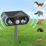 Solar-Katzenschreck Ultraschall, Ultraschall Katzenschreck für Garten Testsieger, für den AußEnbereich Gegen MaulwüRfe, EichhöRnchen, WaschbäRen, Stinktiere, Kaninchen, Hirsche, Ratten, Nagetiere.BIUE