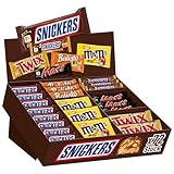 Mars, Snickers, Balisto & mehr Mixed Schokoriegel Box, Thekenaufsteller für Büro, Großpackung Schokolade, 72 Riegel (1 x 3.8kg)