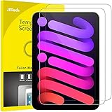 JETech Schutzfolie für iPad mini (A17 Pro 2024 Modell, 7. Generation) / mini 6 (2021 Modell, 6. Generation), 8,3 Zoll, Panzer Schutz Gehärtetem Glas, 2 Stück