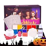 Halloween Körper-Make-up – Schmink-Set für Kinder Halloween – Gefälschtes Blut Make-up Zubehör Cosplay für Kinder Party Performance Vampir Zombie Foto Ereignis