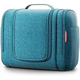 Kulturbeutel XXL [9 Liter Stauraum, Design 2025] - Kulturtasche, Kosmetiktasche Groß zum Aufhängen, Schmink- und Make-Up Tasche, Kulturbeutel Herren & Damen, Ideal als Waschtasche oder Kosmetikkoffer