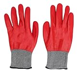 DIRBAK Red Handschuhe Sicherheitsarbeit Handschuhe Leichter Anti-Rutsch-Mehrzweck-Abriebschutz für den täglichen Gebrauch in der Küchengarage Workshop