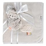 Fehn Kuscheldecke Faultier – Kuschelige Schmusedecke für Babys und Kleinkinder ab 0+ Monaten - zum Kuscheln, als Krabbelunterlage, Schnuffeltuch oder Zudecke für zuhause und unterwegs