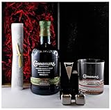 Geschenk Connemara Original irischer Single Malt Whiskey + Original Glas + Kühlsteine