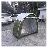 QSTGX Fahrradabdeckung Outdoor-Aufbewahrungszelt Zur Aufbewahrung von Gartengeräten, Rasenmähern, Motorrädern und Anderer Outdoor-Ausrüstung(C,200x80x165CM)