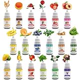 18 Seifenduftöl - Flüssig Duftöl Seifen Duft Set zur Badekugeln, Seifenherstellung, Schleim - Konzentrierte Badebomben Düfte für Kosmetik, Kunst und Handarbeit - 10ml pro Stück