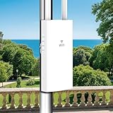 WONLINK Outdoor WLAN Access Point, 1200 Mbit/s Outdoor WLAN Repeater Dual-Band, 2 Antennen, 2 Gigabit-Ports, 48V PoE, WPS, MU-MIMO, Signal-LED, IP66 Wasserdicht, AP/Repeater/Router-Modus