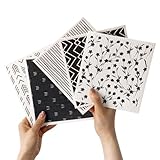 CANCYCC 5 Stück Schweden Geschirrtücher 17x19.5cm, Wiederverwendbar Waschbar Ersatz Waschlappen, Papierhandtuch, Spültuch, Schwammtücher, Reinigungstücher