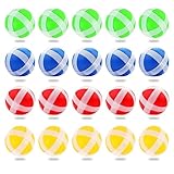 20 Stück Klettball, Kinder Darts Erstaz Bälle, Wurf Spiel Scheibe Ersatzbälle, für Drinnen Draußen Kinder Erwachsene Party Klett Klettspiel