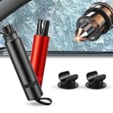 Generisch 2 Stück Safe Pro X Auto Notfallhammer, 2 in 1 Sicherheitshammer mit Gurtschneider & Glasbrecher, Auto Notfallset, Glass Bright, Rettungshammer Set, Generisch Nothammer mit Gurtschneider