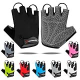 WESTWOOD FOX Fahrradhandschuhe Für Männer Halbfinger-Handschuhe rutschfest Nicht Atmungsaktiv Stoßdämpfend Mountainbike-Handschuhe Männer Frauen MTB-Handschuhe Unisex